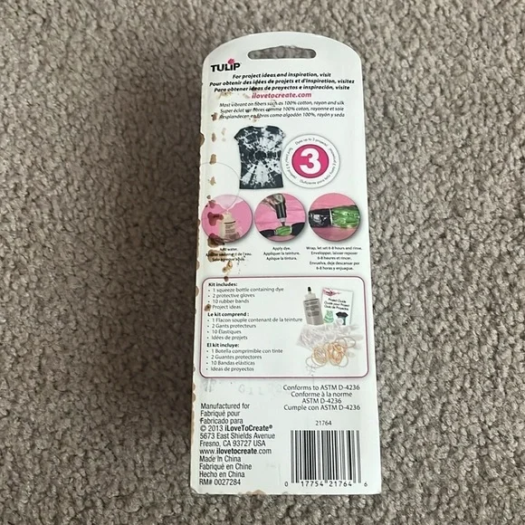 “Tulip- Black Tie Dye Kit” - Picture 2 of 3